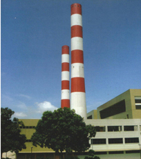 河北石家莊裕華電廠(chǎng)煙囪工程
