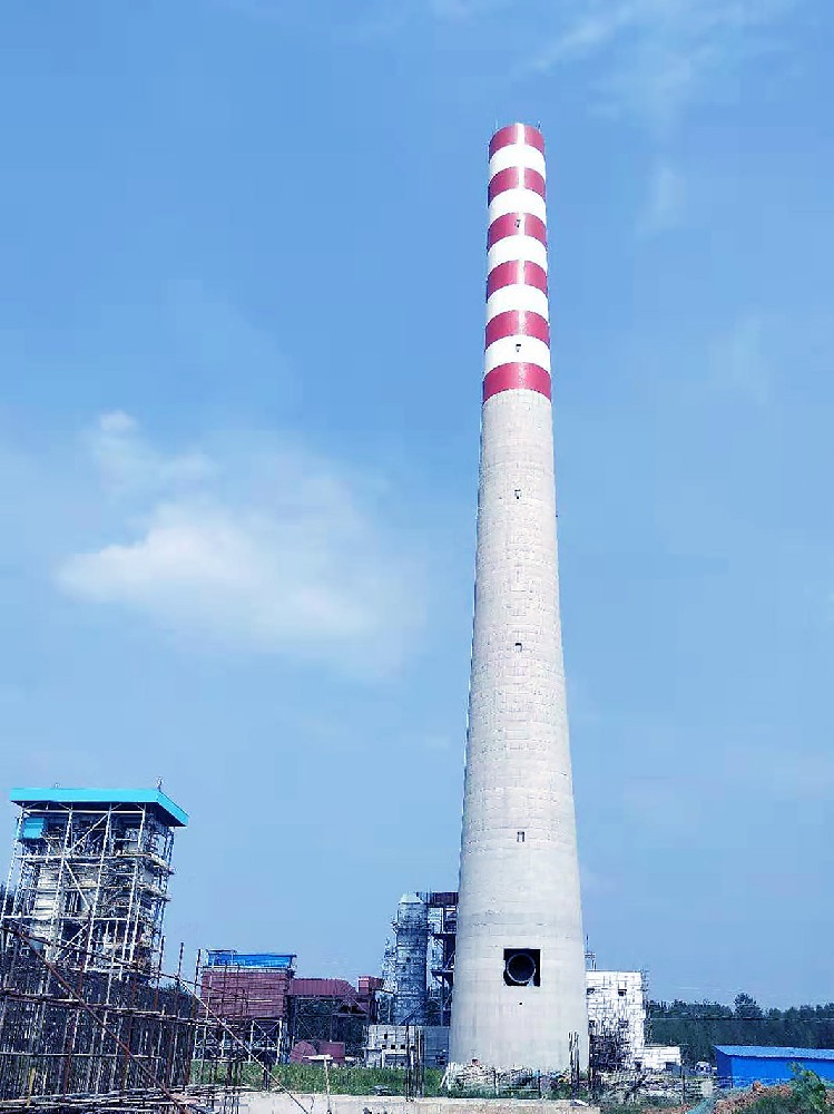 河南桐柏縣安棚化工專(zhuān)業(yè)園區(qū)熱電聯(lián)產(chǎn)工程180米煙囪工程
